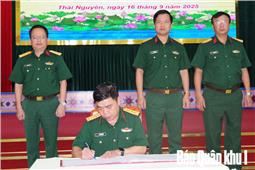 Bộ CHQS tỉnh Thái Nguyên phát động “Thi đua lập công - Tô hồng truyền thống”